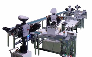 三品業界で活躍する協働型ロボットシステム