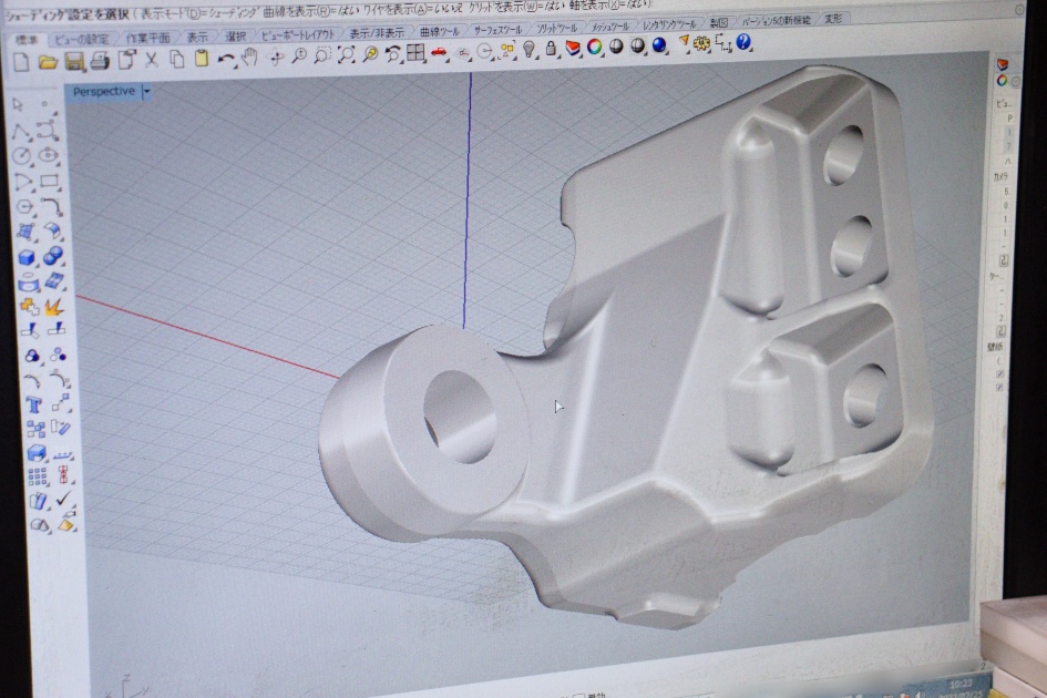 3Dモデリングを駆使した試作品の作成工程